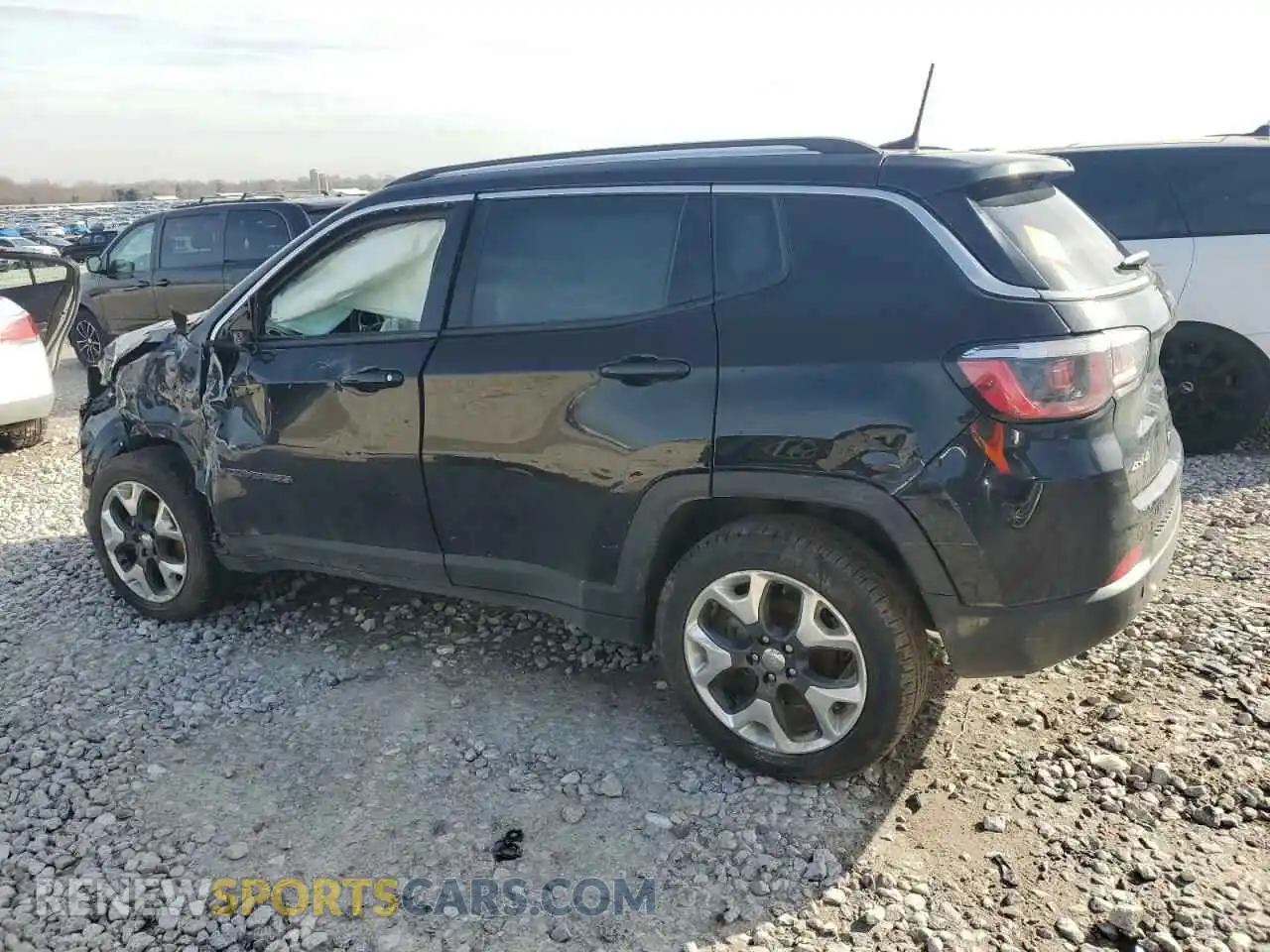 2 Photograph of a damaged car 3C4NJDCB0KT672458 JEEP COMPASS 2019