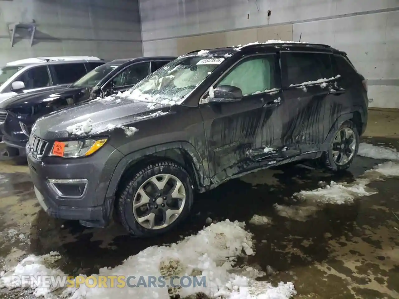 1 Photograph of a damaged car 3C4NJDCB0KT854452 JEEP COMPASS 2019