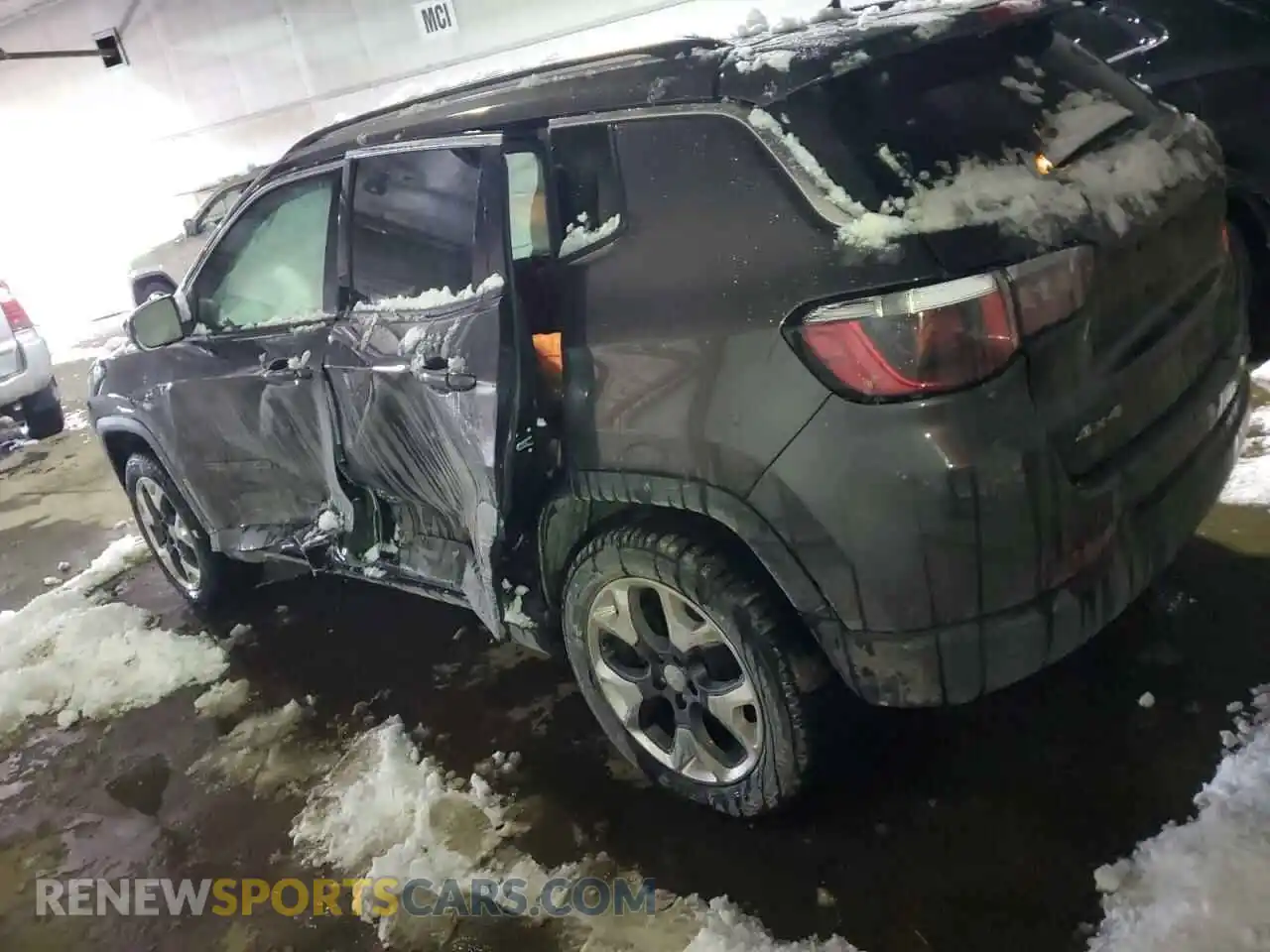 2 Photograph of a damaged car 3C4NJDCB0KT854452 JEEP COMPASS 2019