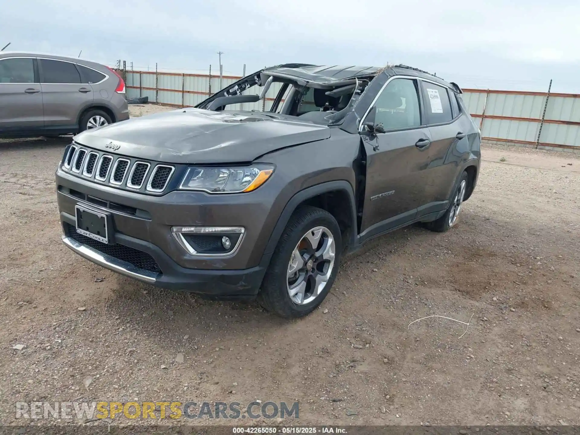 2 Photograph of a damaged car 3C4NJDCB1KT641767 JEEP COMPASS 2019