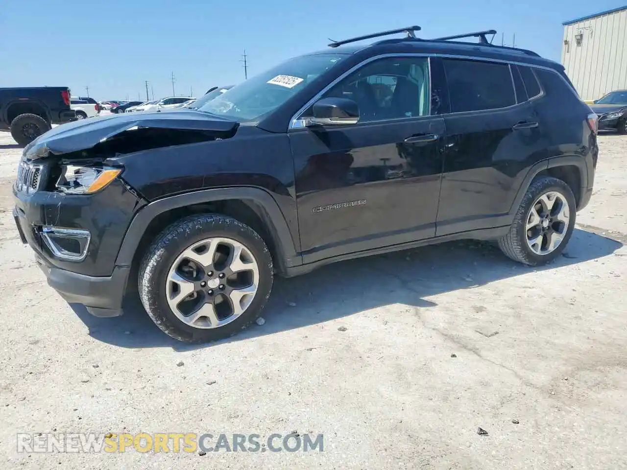 1 Photograph of a damaged car 3C4NJDCB1KT651148 JEEP COMPASS 2019