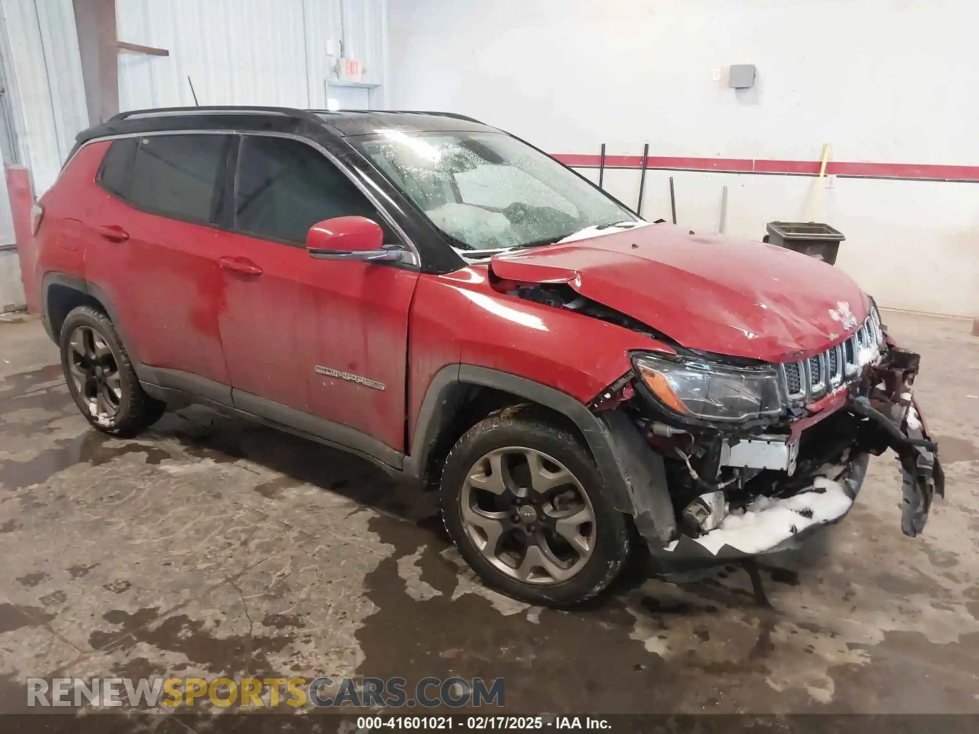 1 Photograph of a damaged car 3C4NJDCB1KT673764 JEEP COMPASS 2019