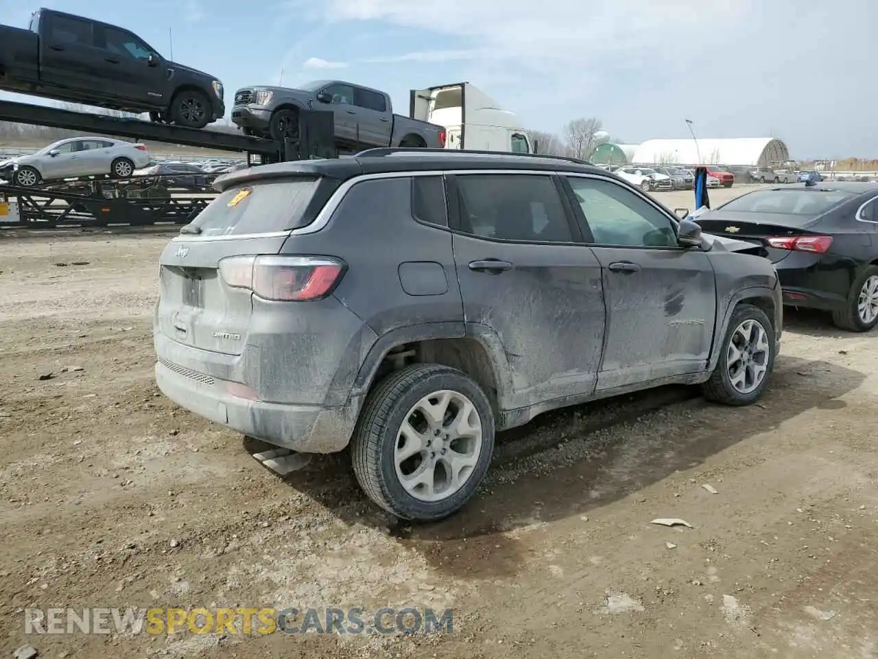 3 Photograph of a damaged car 3C4NJDCB1KT704656 JEEP COMPASS 2019
