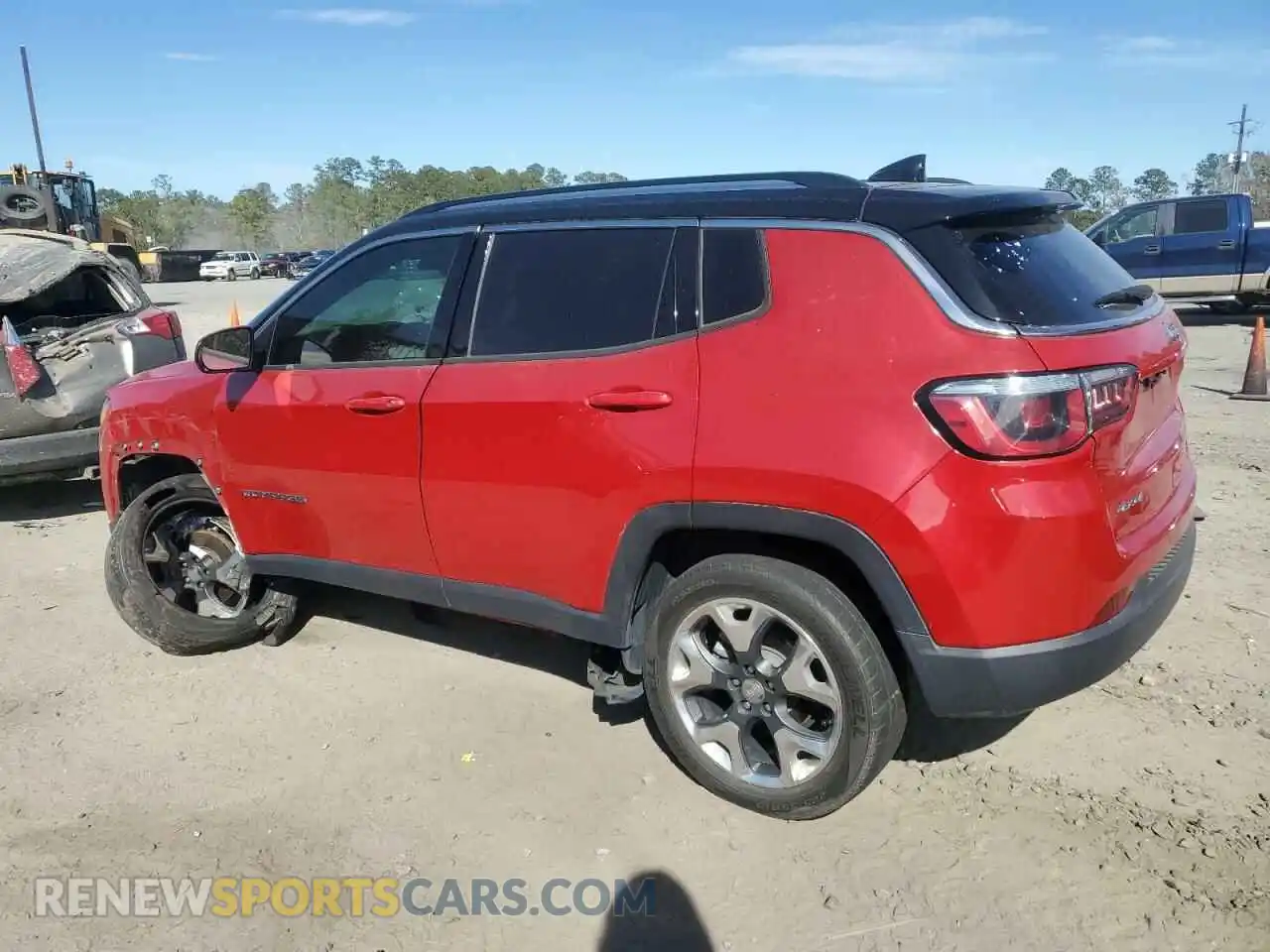 2 Photograph of a damaged car 3C4NJDCB1KT753677 JEEP COMPASS 2019