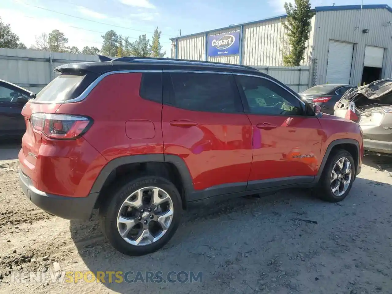 3 Photograph of a damaged car 3C4NJDCB1KT753677 JEEP COMPASS 2019