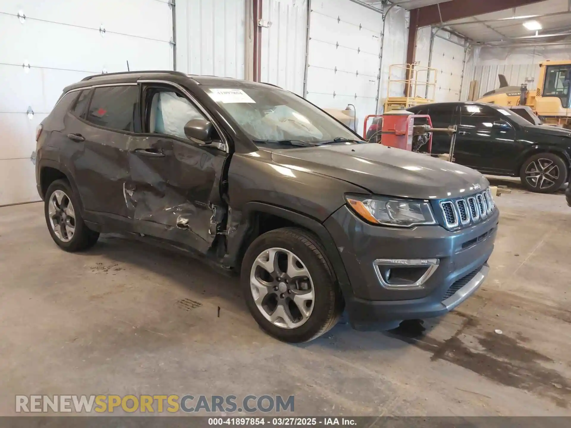 1 Photograph of a damaged car 3C4NJDCB1KT842357 JEEP COMPASS 2019