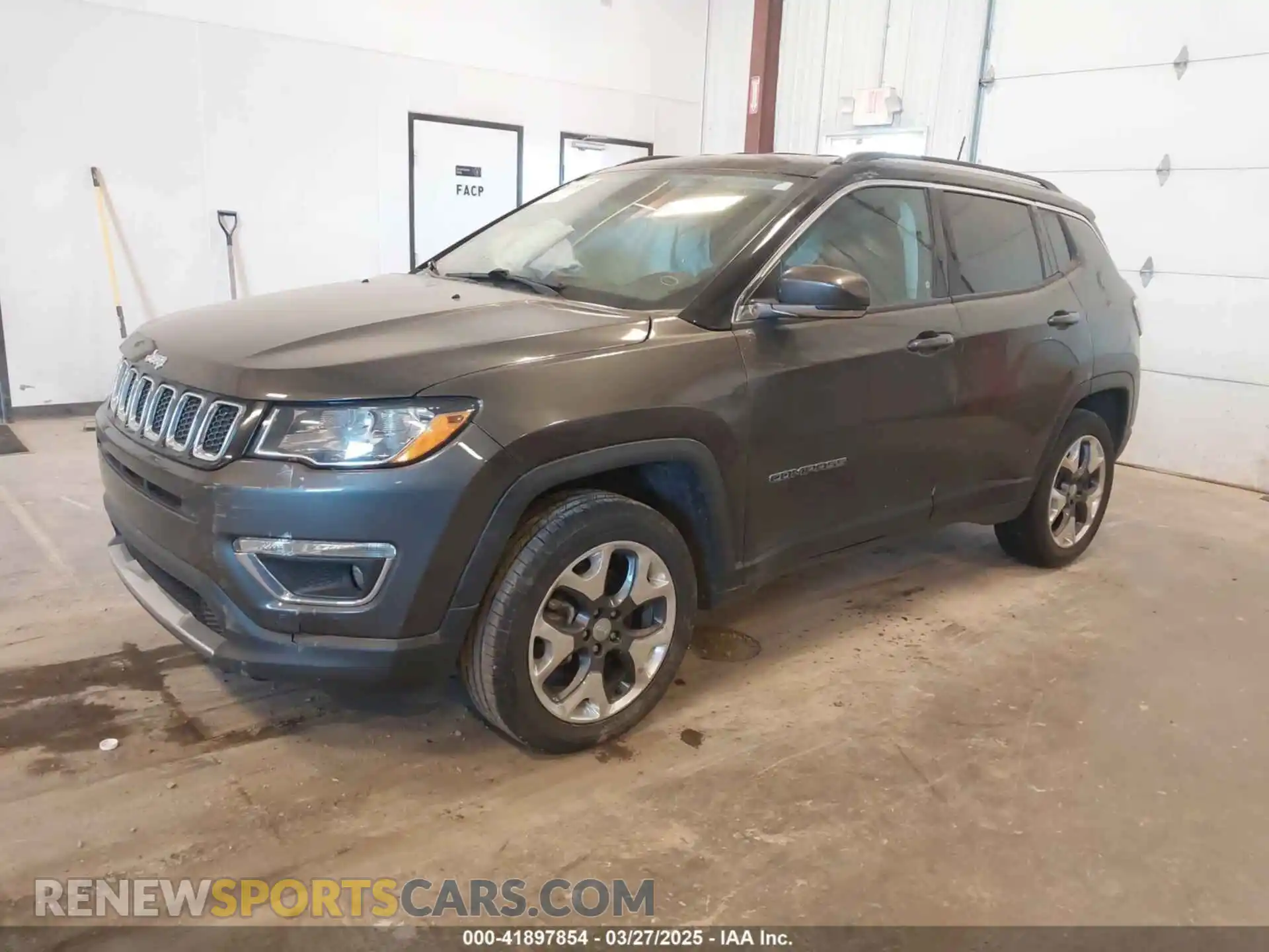 2 Photograph of a damaged car 3C4NJDCB1KT842357 JEEP COMPASS 2019