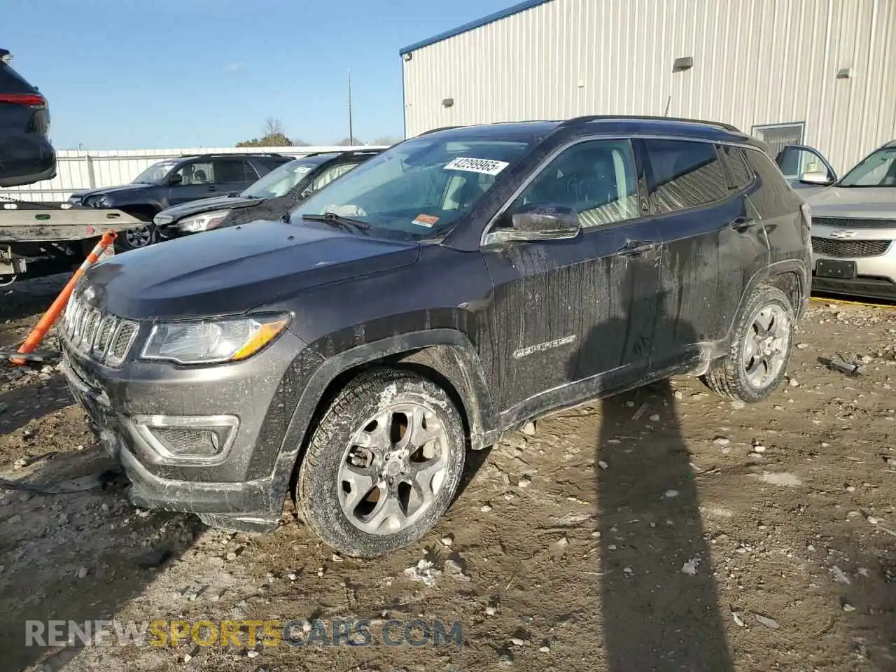 1 Photograph of a damaged car 3C4NJDCB1KT854413 JEEP COMPASS 2019