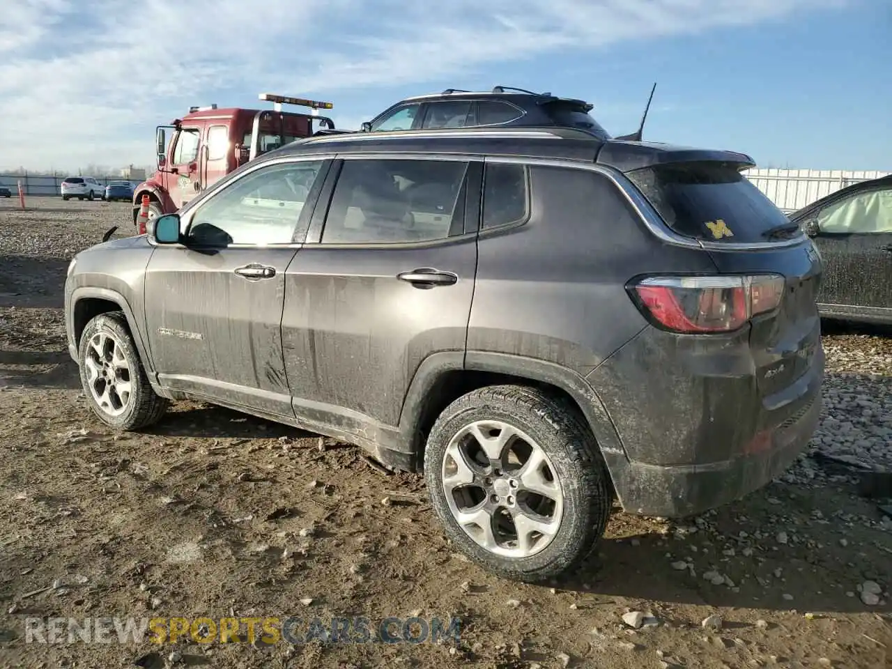 2 Photograph of a damaged car 3C4NJDCB1KT854413 JEEP COMPASS 2019
