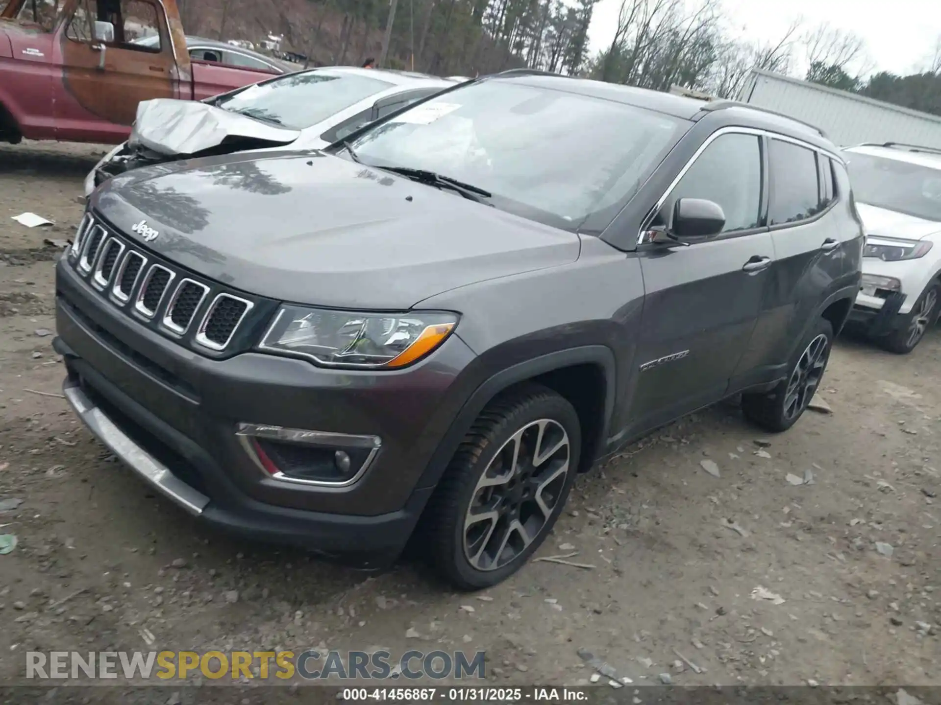 2 Photograph of a damaged car 3C4NJDCB2KT647108 JEEP COMPASS 2019
