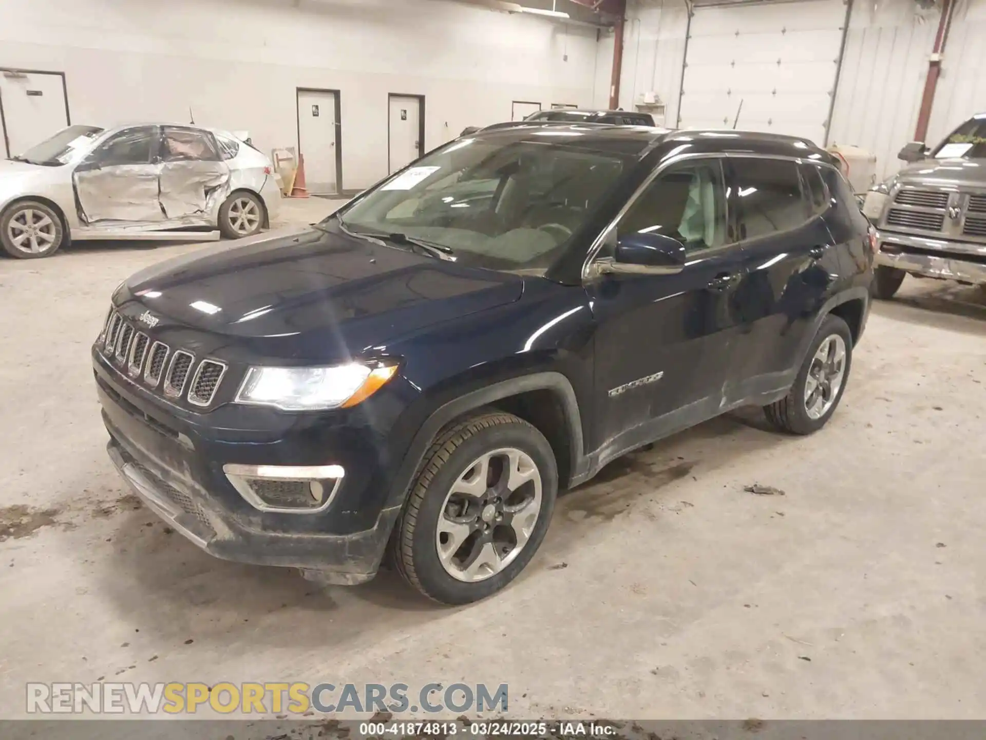 2 Photograph of a damaged car 3C4NJDCB3KT616773 JEEP COMPASS 2019