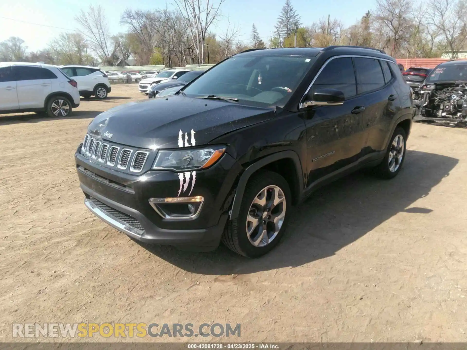 2 Photograph of a damaged car 3C4NJDCB4KT674567 JEEP COMPASS 2019