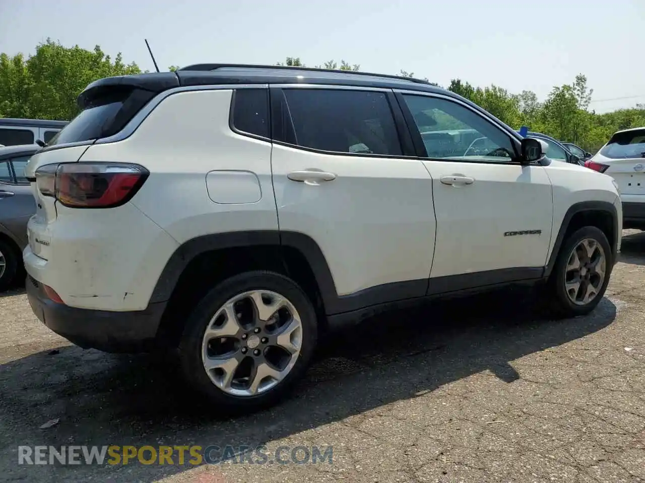 3 fotografías del automóvil dañado 3C4NJDCB5KT741001 JEEP COMPASS 2019