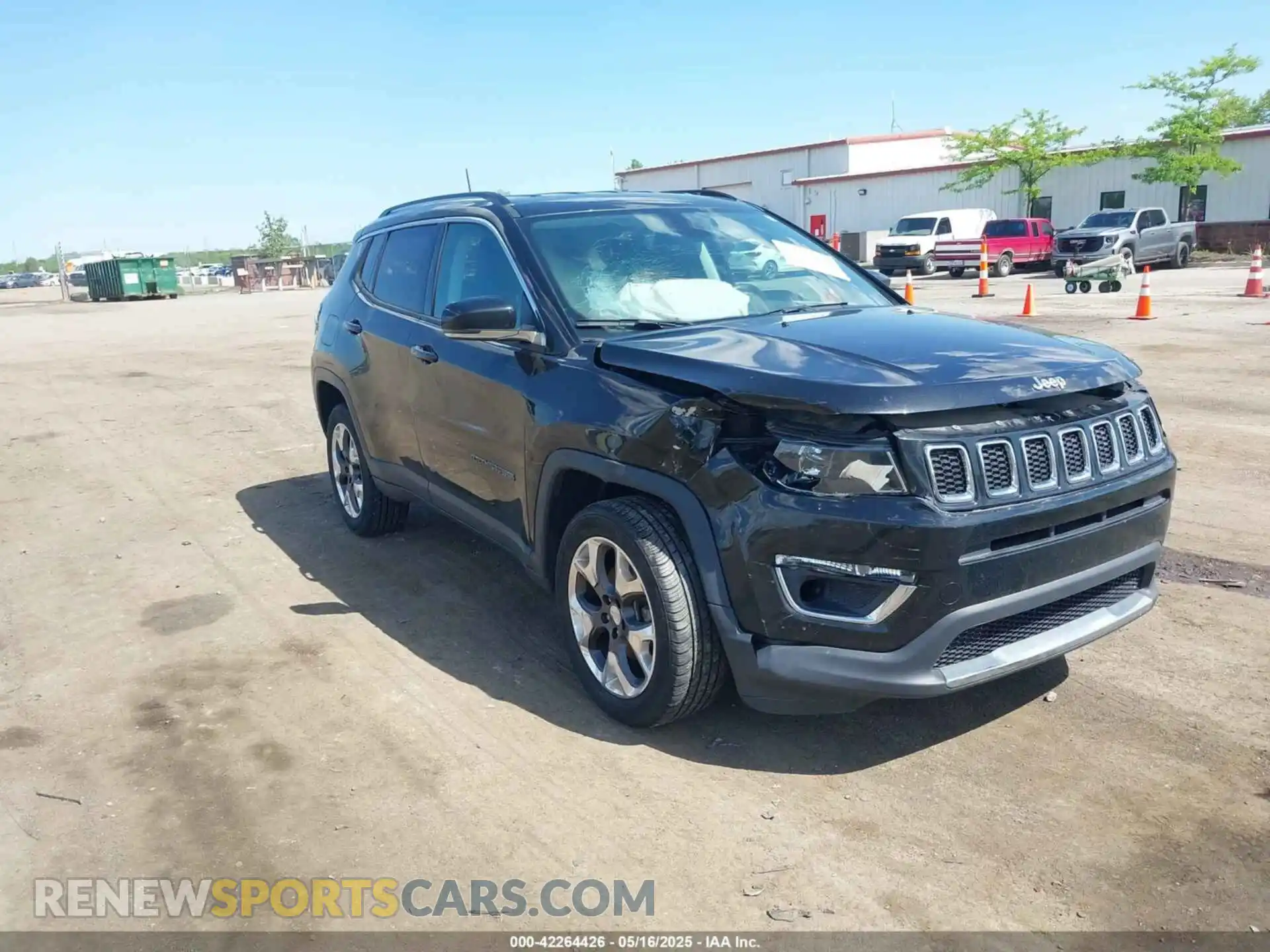 1 fotografías del automóvil dañado 3C4NJDCB6KT673338 JEEP COMPASS 2019