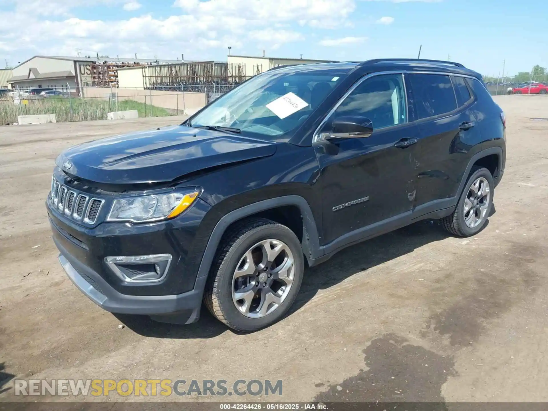 2 fotografías del automóvil dañado 3C4NJDCB6KT673338 JEEP COMPASS 2019