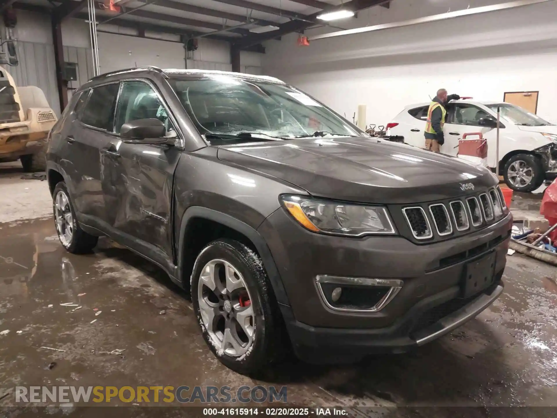 1 Photograph of a damaged car 3C4NJDCB6KT791163 JEEP COMPASS 2019