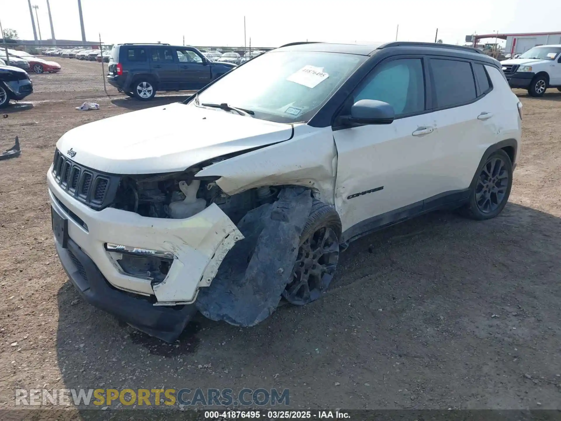 2 Photograph of a damaged car 3C4NJDCB6KT829054 JEEP COMPASS 2019