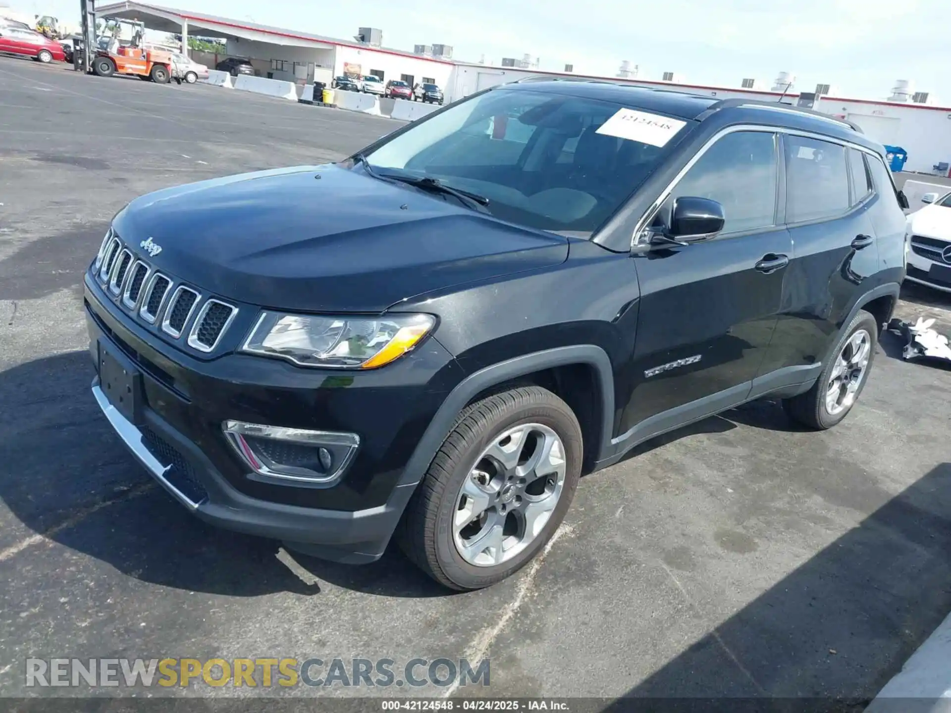 2 Photograph of a damaged car 3C4NJDCB7KT596544 JEEP COMPASS 2019
