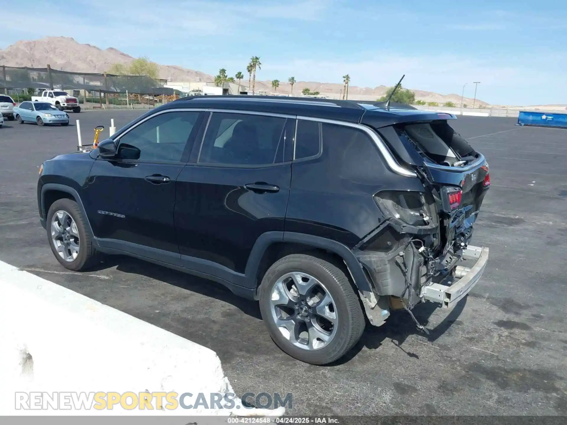 3 Photograph of a damaged car 3C4NJDCB7KT596544 JEEP COMPASS 2019