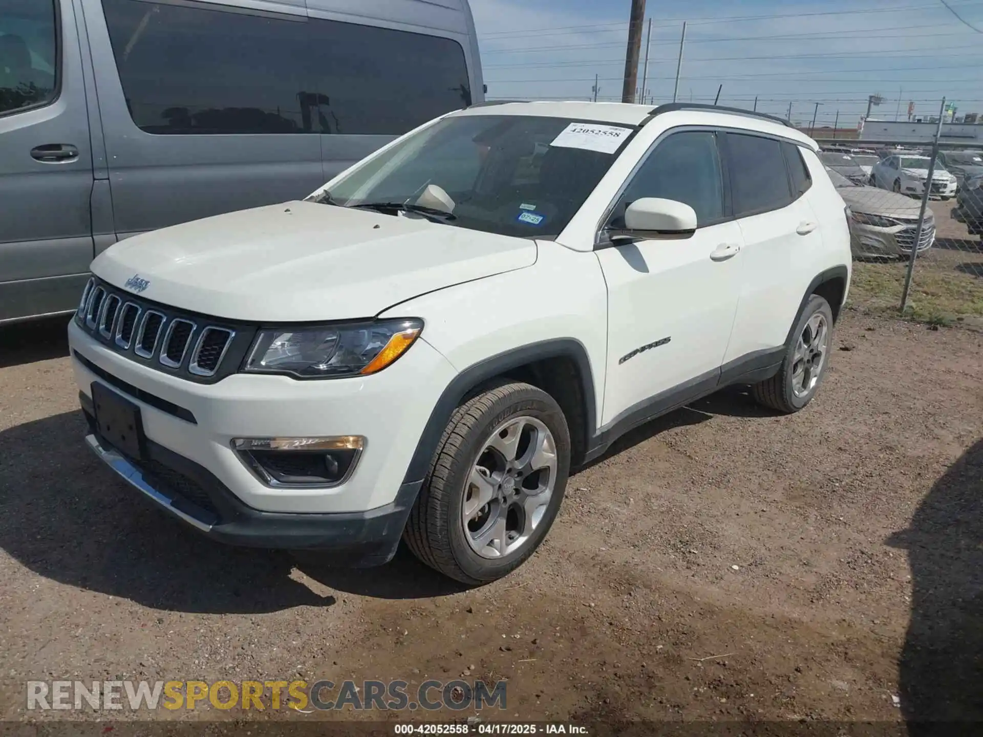 2 Photograph of a damaged car 3C4NJDCB7KT639473 JEEP COMPASS 2019