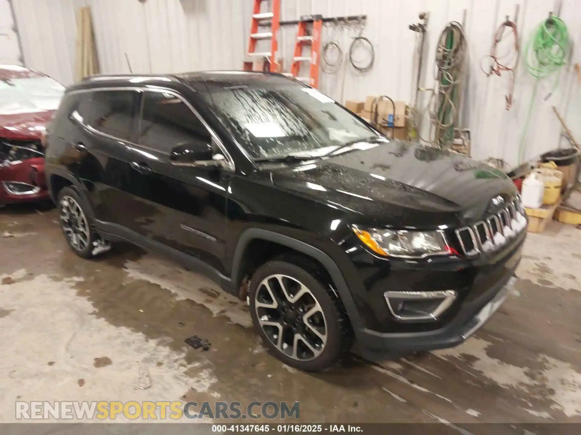 1 Photograph of a damaged car 3C4NJDCB7KT679293 JEEP COMPASS 2019