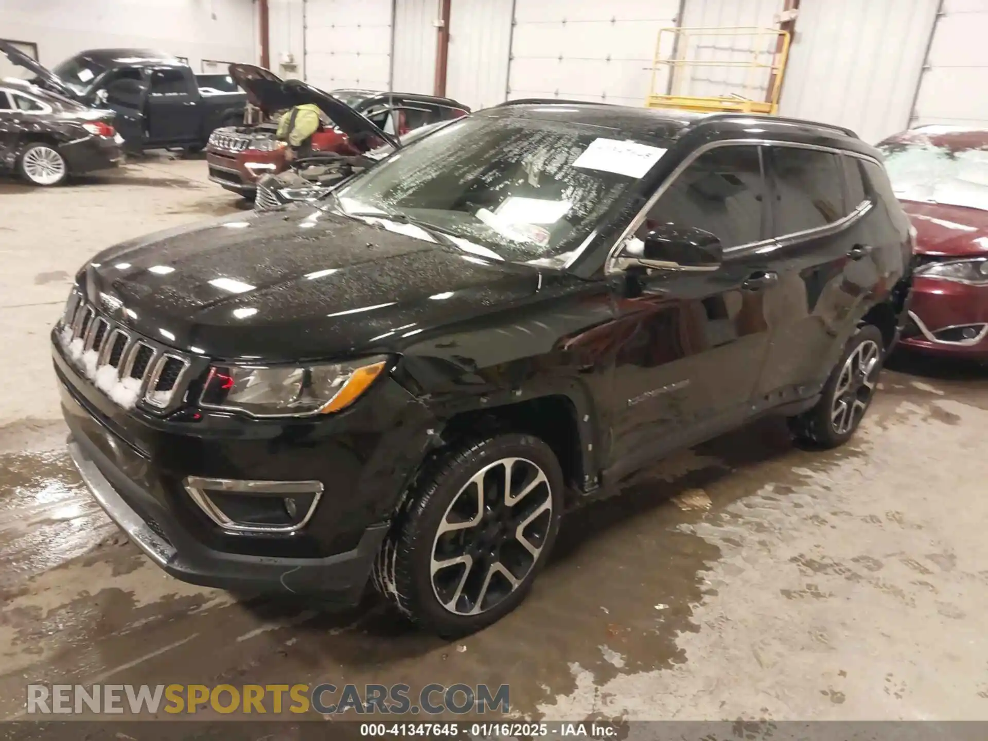 2 Photograph of a damaged car 3C4NJDCB7KT679293 JEEP COMPASS 2019