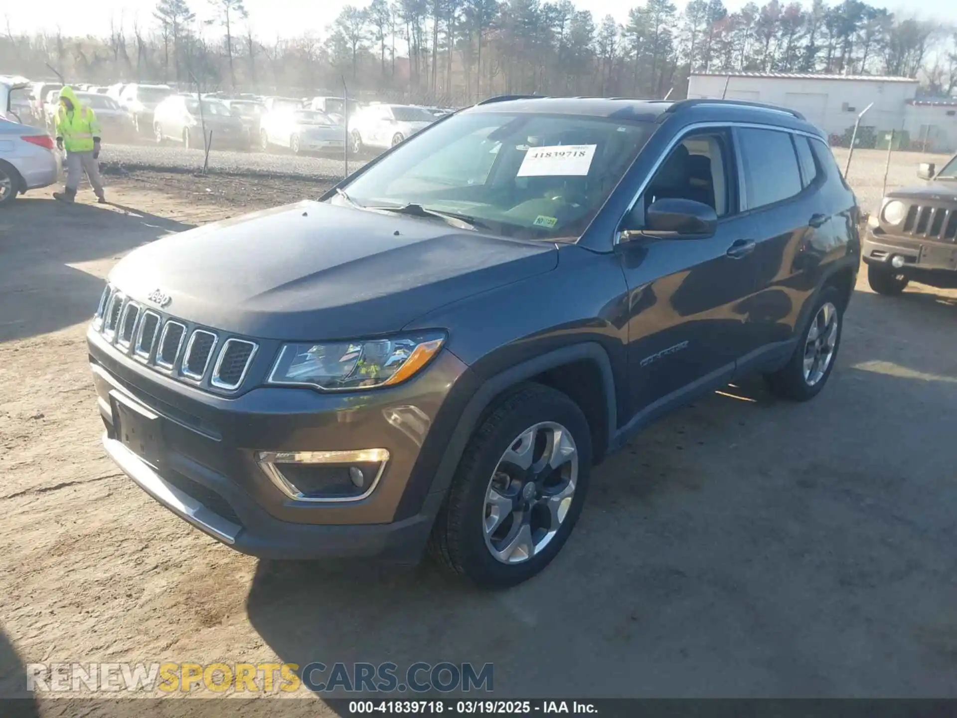 2 Photograph of a damaged car 3C4NJDCB8KT619197 JEEP COMPASS 2019