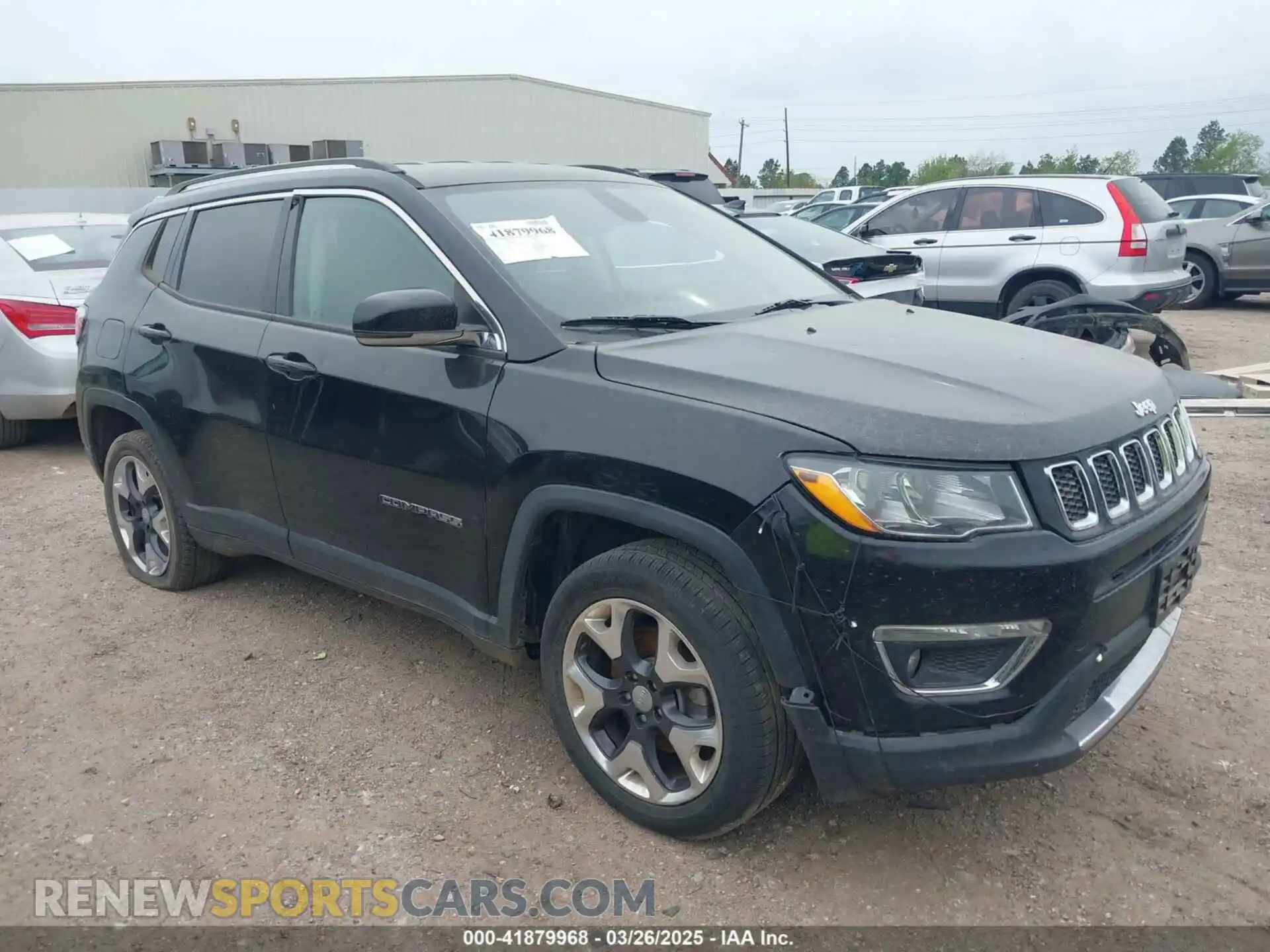 1 Photograph of a damaged car 3C4NJDCB8KT666066 JEEP COMPASS 2019