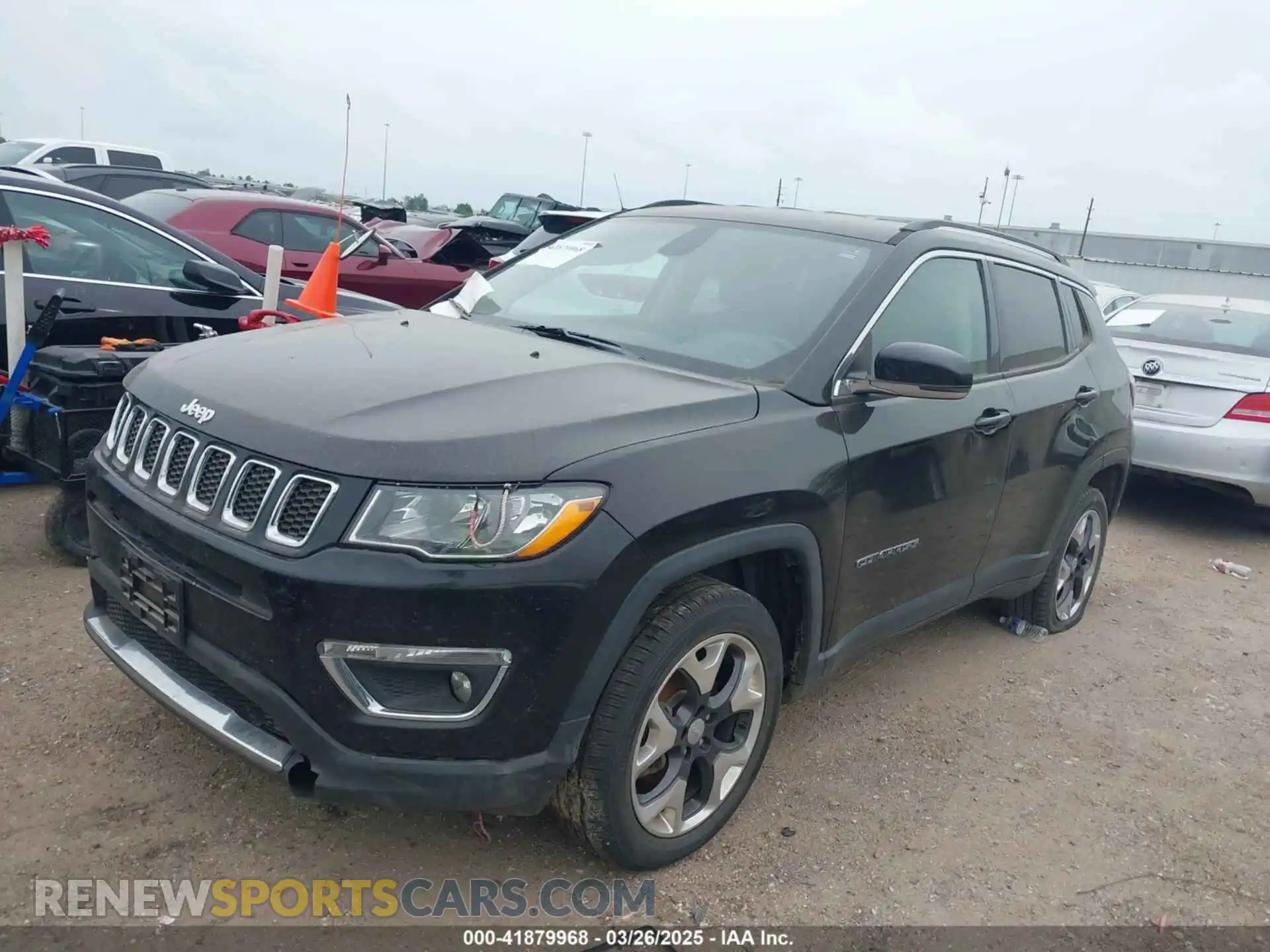2 Photograph of a damaged car 3C4NJDCB8KT666066 JEEP COMPASS 2019
