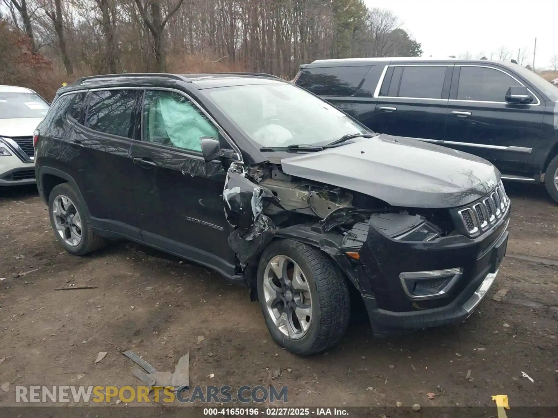 1 Photograph of a damaged car 3C4NJDCB9KT600450 JEEP COMPASS 2019