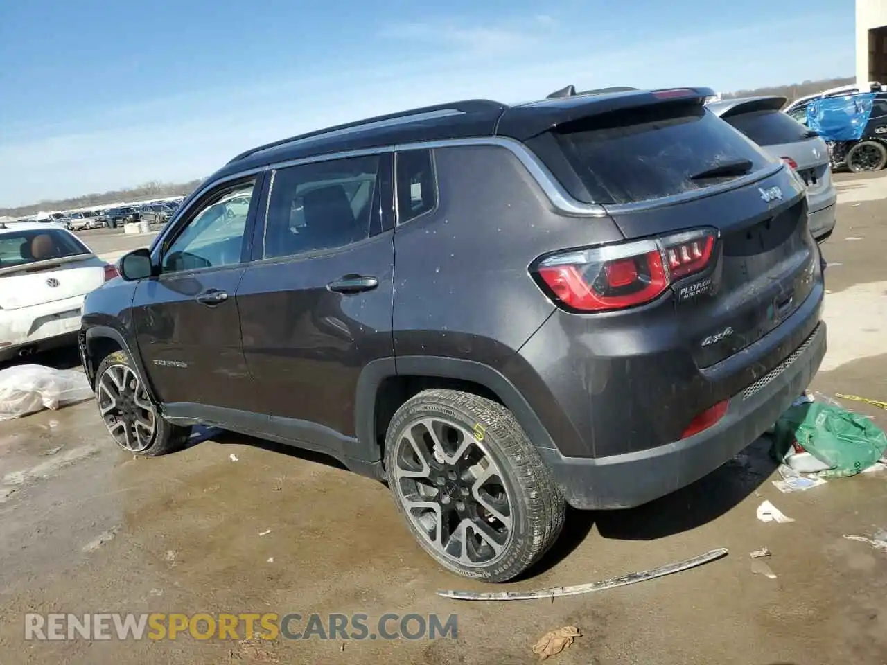 2 Photograph of a damaged car 3C4NJDCB9KT673625 JEEP COMPASS 2019