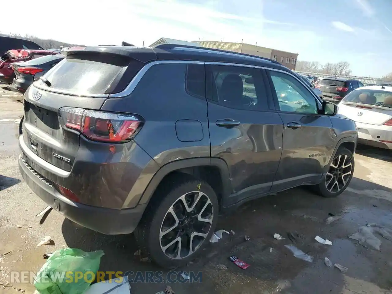3 Photograph of a damaged car 3C4NJDCB9KT673625 JEEP COMPASS 2019