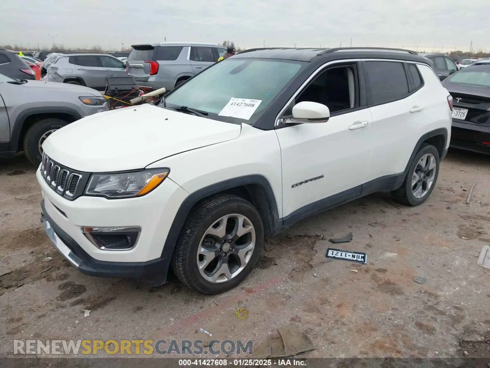 2 Photograph of a damaged car 3C4NJDCB9KT753684 JEEP COMPASS 2019