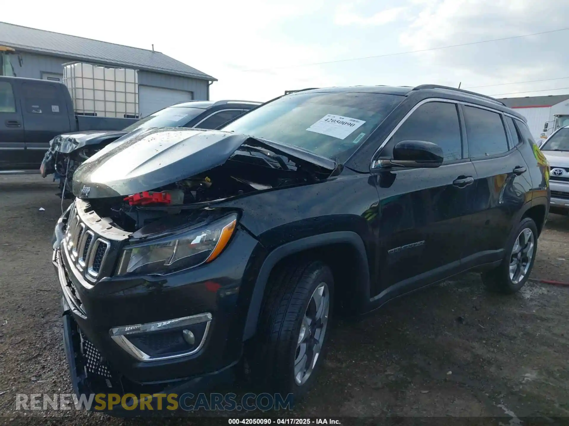 2 Photograph of a damaged car 3C4NJDCBXKT812466 JEEP COMPASS 2019