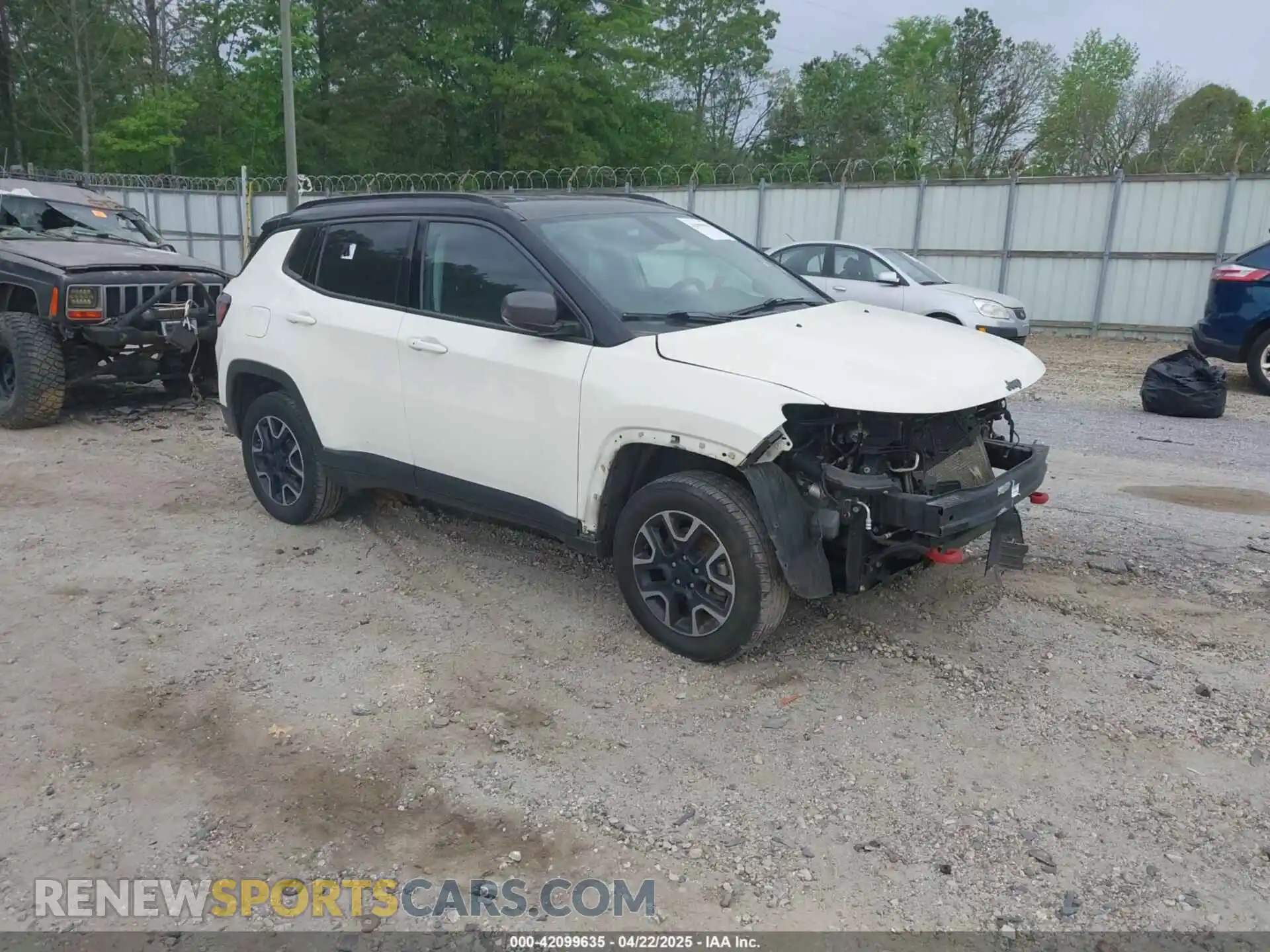 1 fotografías del automóvil dañado 3C4NJDDB2KT671066 JEEP COMPASS 2019