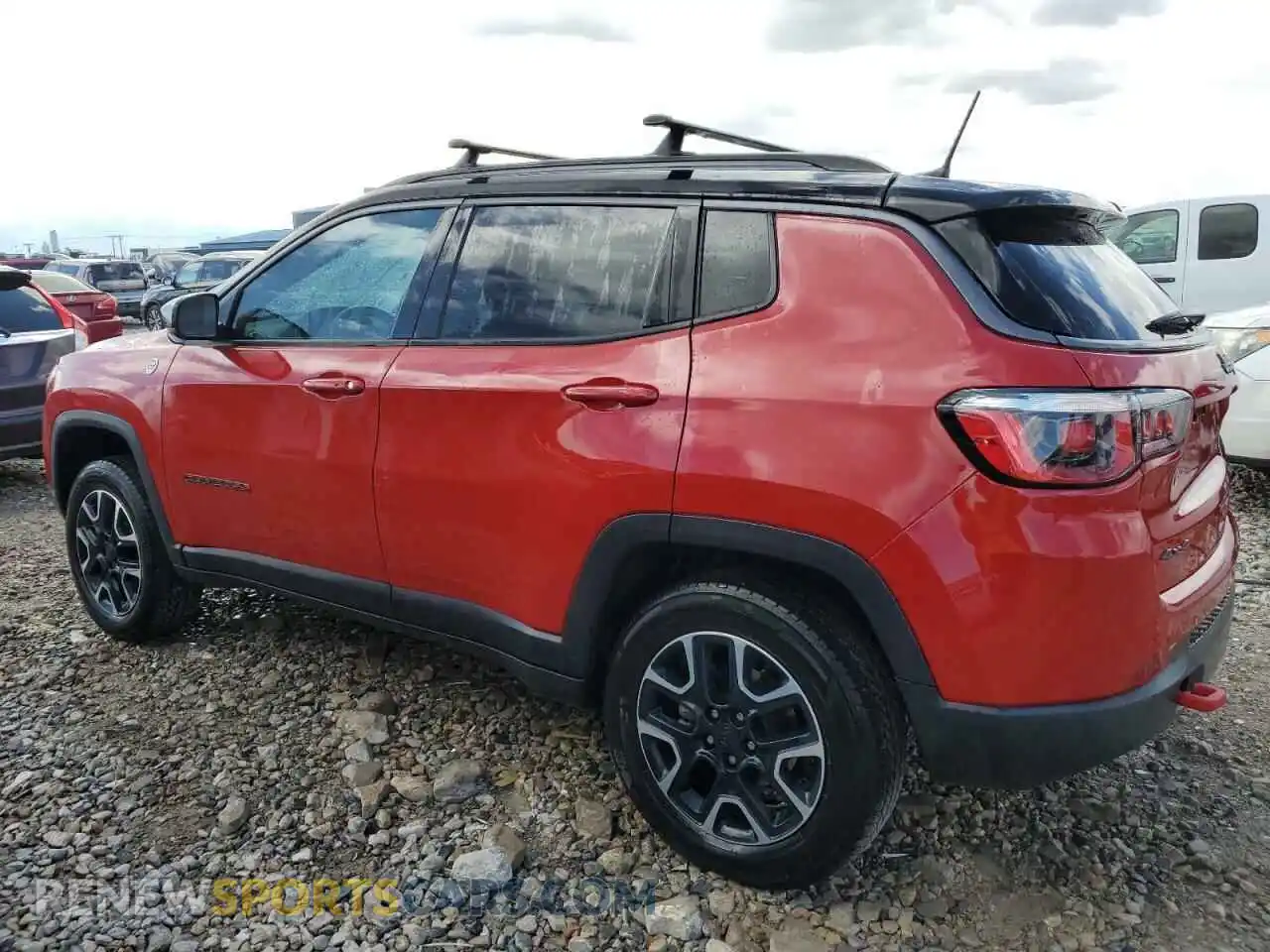 2 Photograph of a damaged car 3C4NJDDB6KT795244 JEEP COMPASS 2019