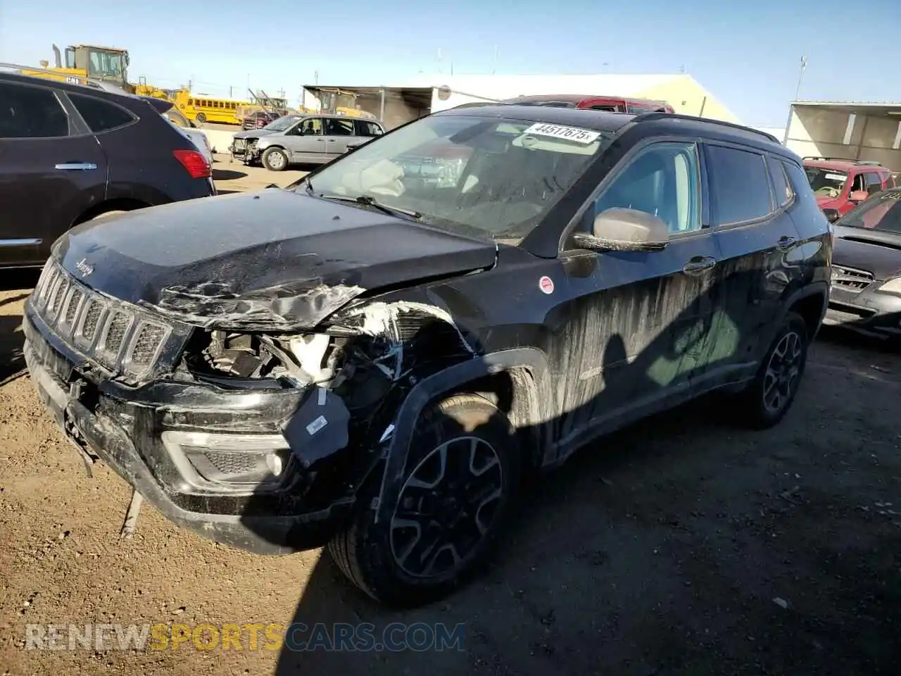 1 fotografías del automóvil dañado 3C4NJDDB9KT714494 JEEP COMPASS 2019