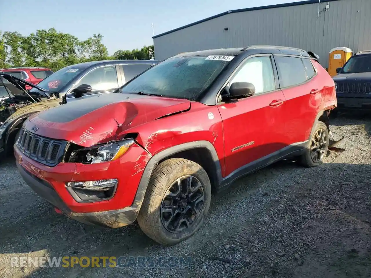 1 Фотография поврежденного автомобиля 3C4NJDDBXKT665810 JEEP COMPASS 2019