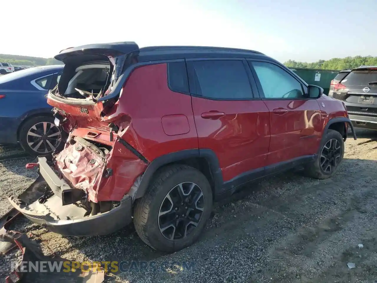 3 Фотография поврежденного автомобиля 3C4NJDDBXKT665810 JEEP COMPASS 2019