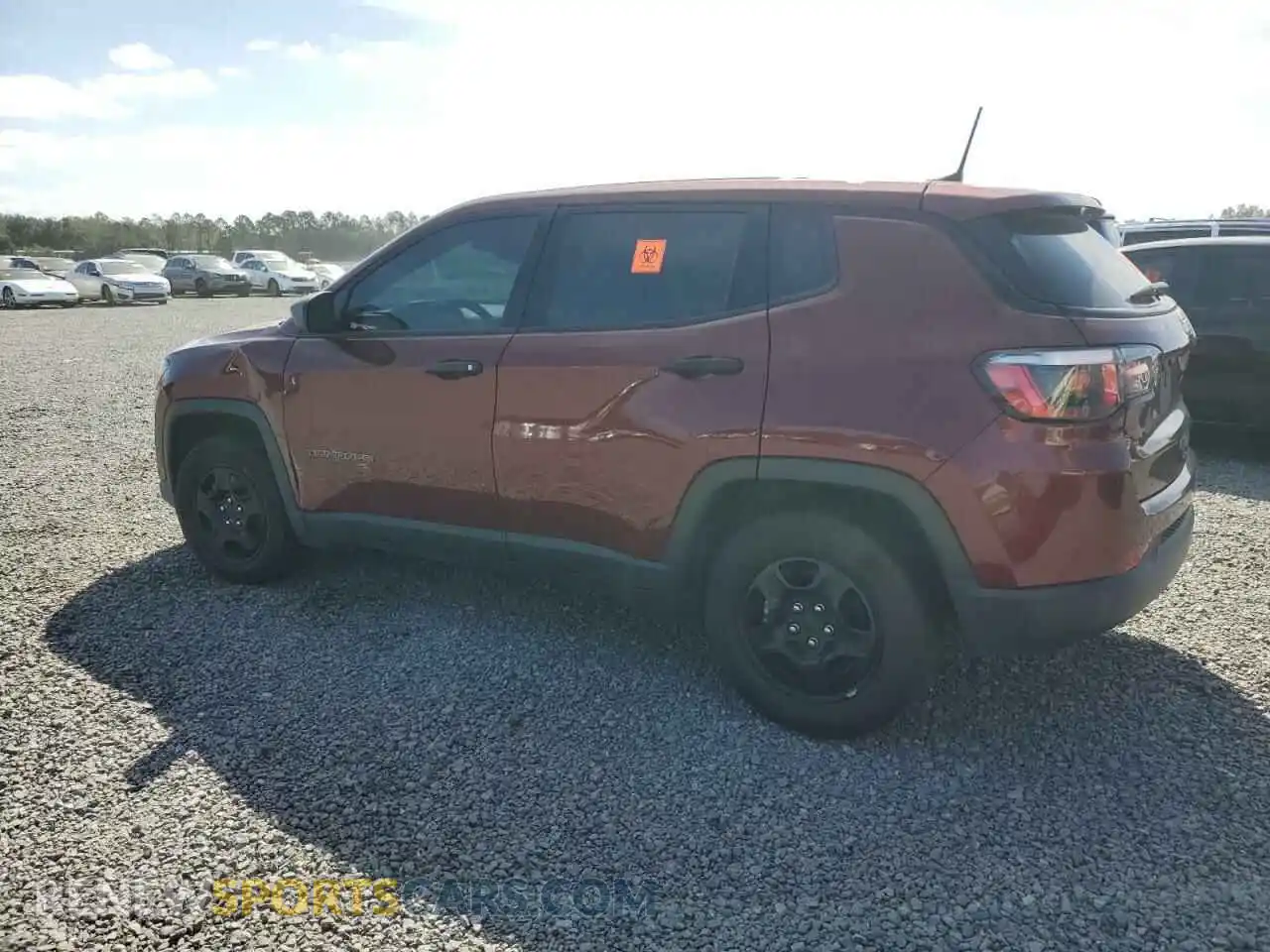 2 Photograph of a damaged car 3C4NJCAB2LT199001 JEEP COMPASS 2020