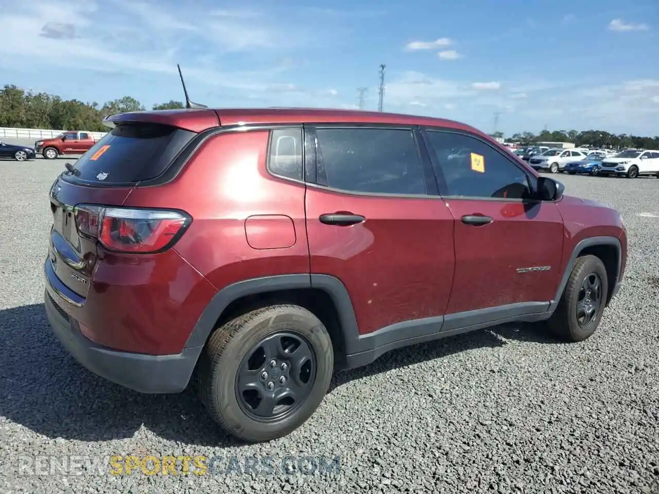 3 Photograph of a damaged car 3C4NJCAB2LT199001 JEEP COMPASS 2020