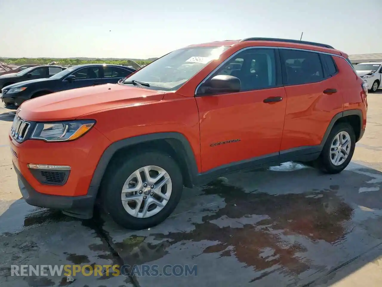 1 Photograph of a damaged car 3C4NJCAB3LT253177 JEEP COMPASS 2020