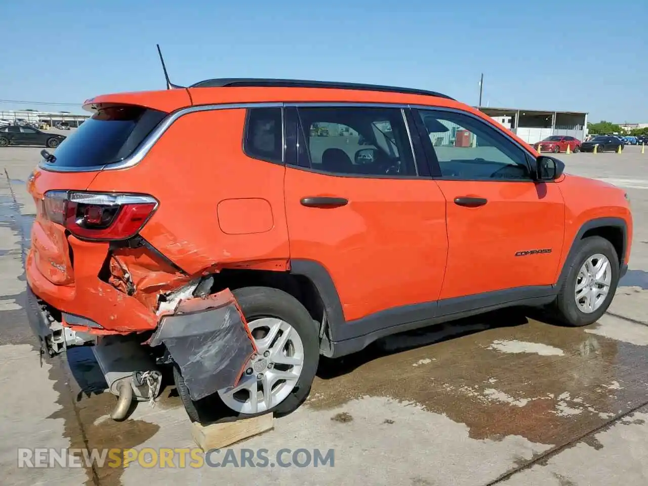 3 Photograph of a damaged car 3C4NJCAB3LT253177 JEEP COMPASS 2020