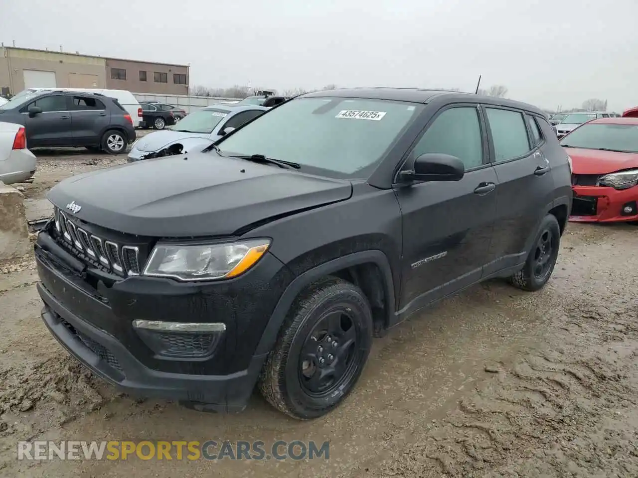 1 Photograph of a damaged car 3C4NJCAB5LT224991 JEEP COMPASS 2020