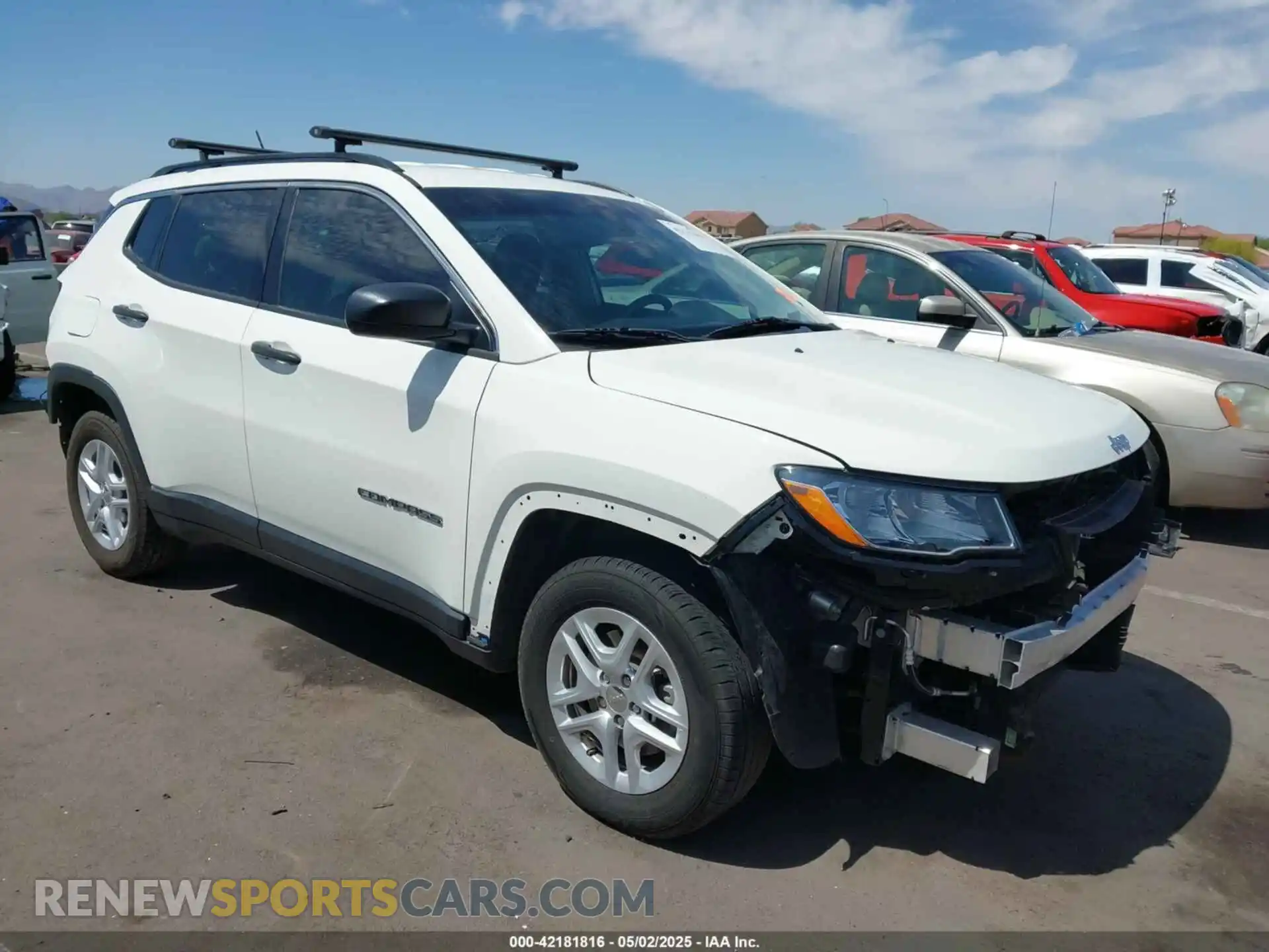 1 fotografías del automóvil dañado 3C4NJCAB5LT253133 JEEP COMPASS 2020