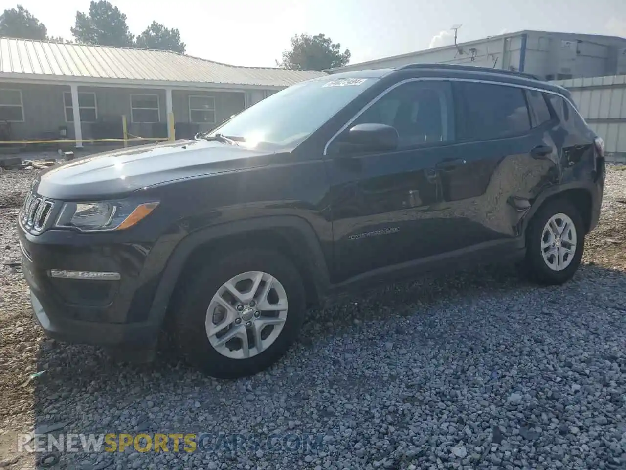 1 Photograph of a damaged car 3C4NJCAB6LT257742 JEEP COMPASS 2020