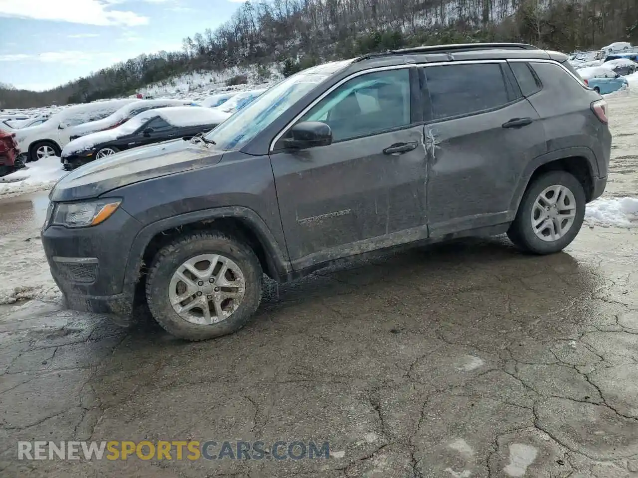 1 Photograph of a damaged car 3C4NJCAB9LT133738 JEEP COMPASS 2020
