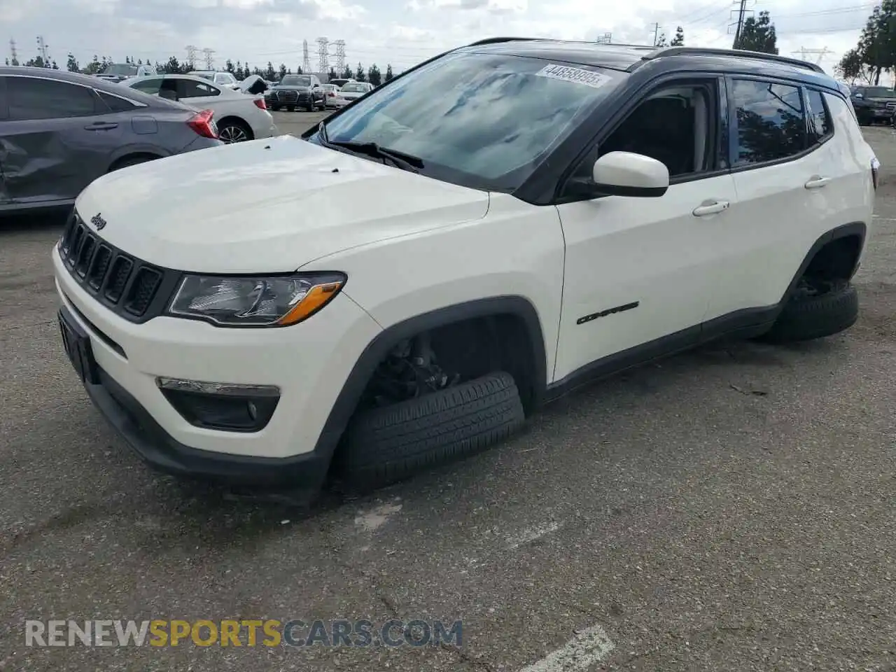 1 Photograph of a damaged car 3C4NJCBB0LT246654 JEEP COMPASS 2020