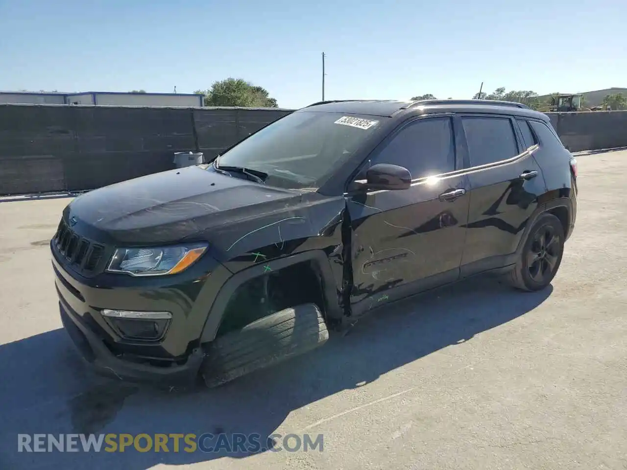 1 Photograph of a damaged car 3C4NJCBB1LT236568 JEEP COMPASS 2020