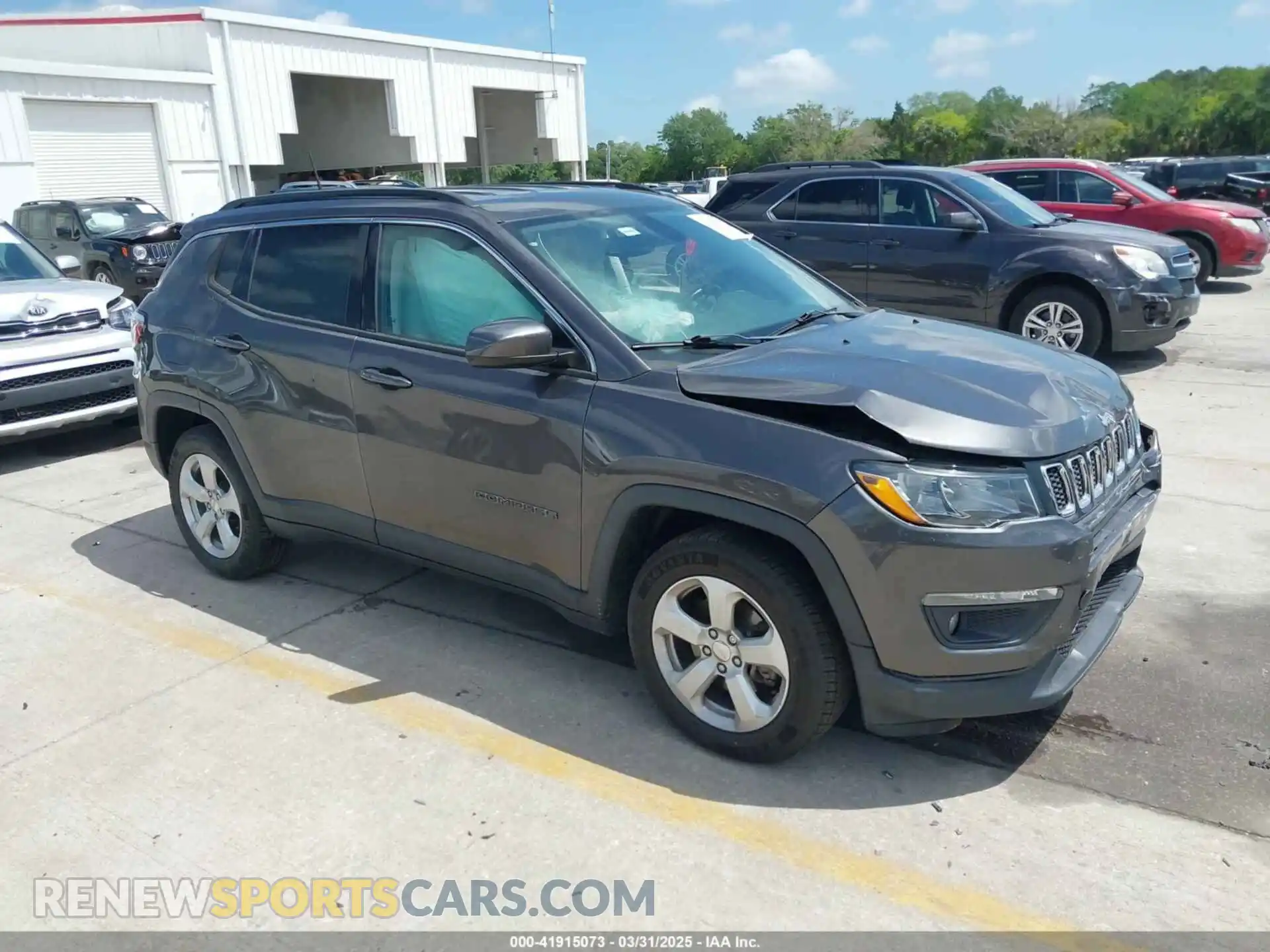 1 Photograph of a damaged car 3C4NJCBB3LT136018 JEEP COMPASS 2020